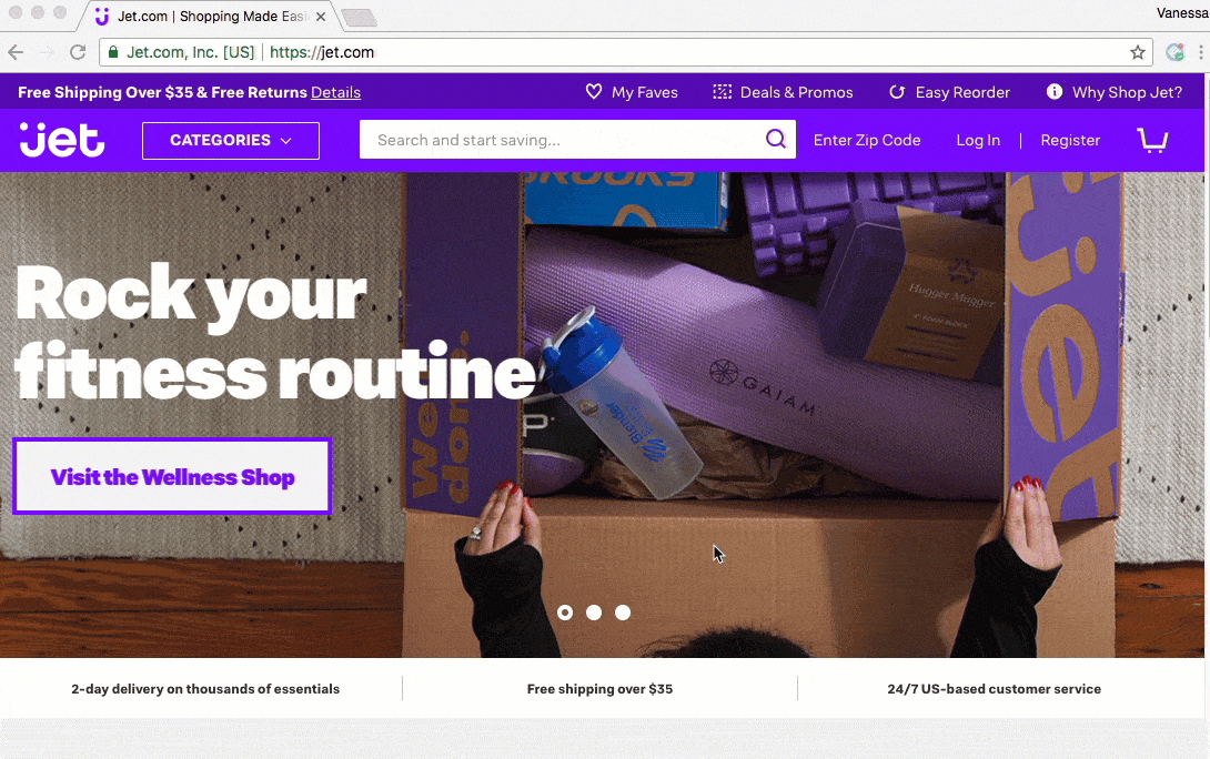 SwagButton Jet.com coupon activated