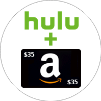 Hulu + $35 Amazon giftcard